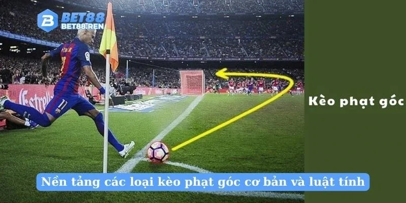 Nền tảng các loại kèo phạt góc cơ bản và luật tính