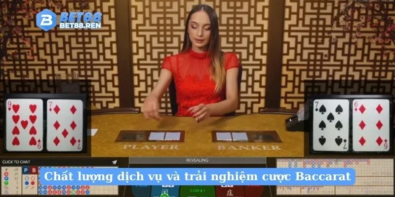 Chất lượng dịch vụ và trải nghiệm cược Baccarat