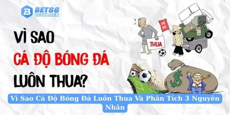 Vì Sao Cá Độ Bóng Đá Luôn Thua Và Phân Tích 3 Nguyên Nhân