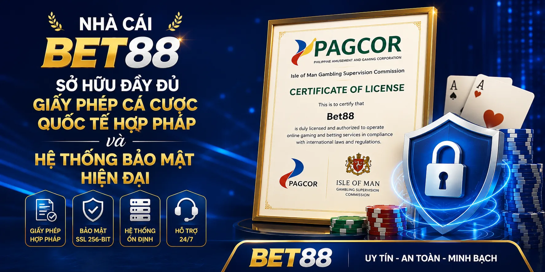Giới thiệu tổng quan thương hiệu nhà cái Bet88